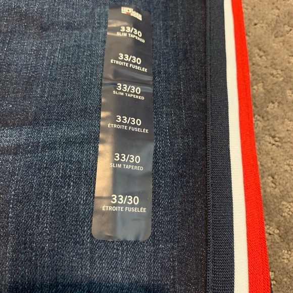 Tommy Hilfiger Stretch Slim Tapered Denim Jeans - Picture 8 of 10